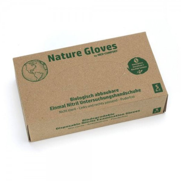 Nature-Gloves Nitrilhandschuhe biologisch abbaubar - 200 Stück