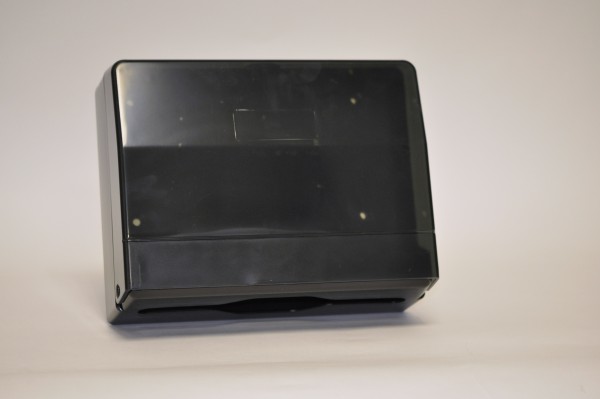 Papierhandtuchspender 210x265x105 mm, C-Falz, für 250 Stück, schwarz, (1 Stück)