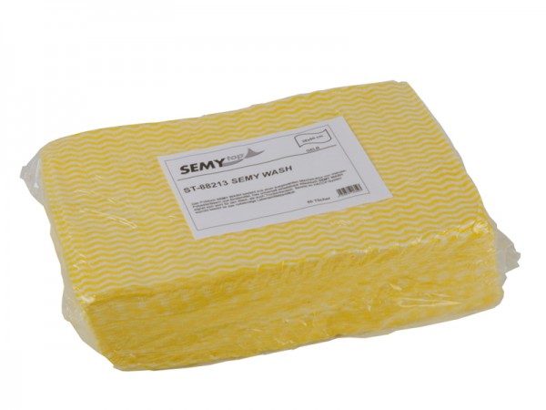 Wash Spenderbox 38x60 cm, gelb (6x50 Tücher)