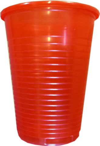 Mundspülbecher rot 180 ml (28612)