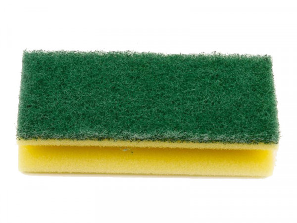 Griffschwamme Putzschwamm Schwamm 15x7,5x4,5 cm gelb/grün (10 Stk.)